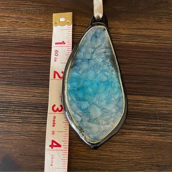 Christmas‎ Ornament Handmade Ceramic and Glass gift idea holidays decorations - Picture 4 of 5